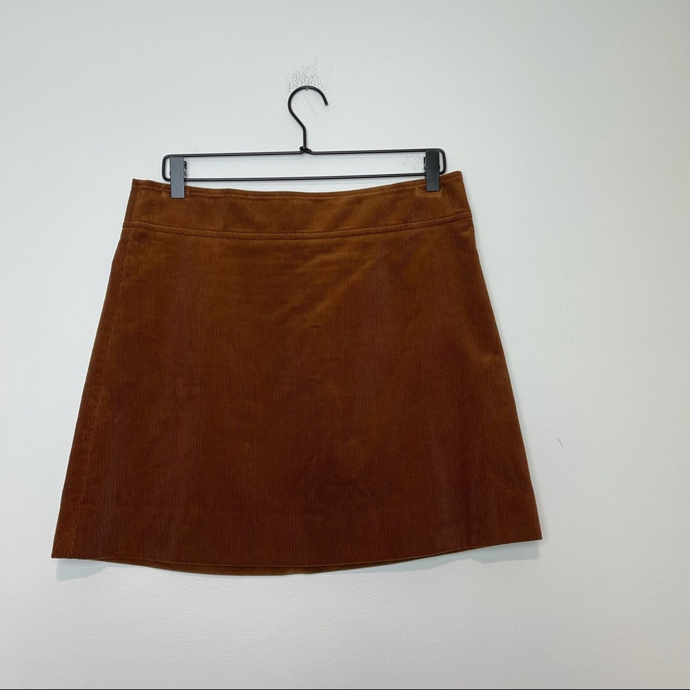 J. Crew Mini skirt in corduroy Brown Size 8 - Picture 3 of 9